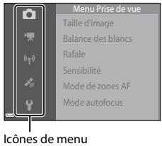 NIKON COOLPIX AW130 - Appuyez sur la commande du sélecteur multidirectionnel. - 2