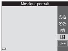 NIKON COOLPIX AW130 - Appuyez sur la commande du sélecteur multidirectionnel pour selectionner Mosaïque portrait et appuyez sur la commande. - 2