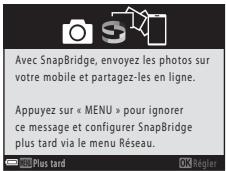 NIKON COOLPIX B700 - Appuyez sur MENU lorsquela boite de dialogue illustrée à droite s'affiche. - 2