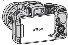 NIKON COOLPIX B700 - Ouverture du moniteur - 1