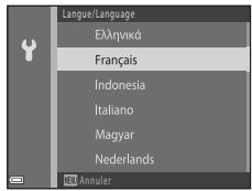 NIKON COOLPIX L330 - Préparation 3 Réglage de la langue, de la date et de l'heure - 3