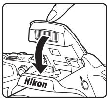 NIKON COOLPIX L330 - Relever et abaiser le flash - 3