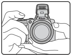 NIKON COOLPIX L330 - Maintenez fermement l'appareil photo. - 1