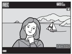 NIKON COOLPIX L330 - Appuyez sur la commande (enregistrement video) pour lancer l'enregistrement du clip video. - 2