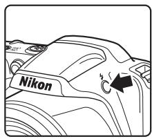 NIKON COOLPIX L330 - Relever et abaiser le flash - 1