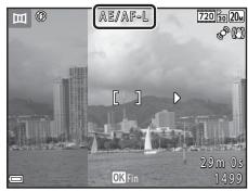 NIKON COOLPIX L330 - Indicateur AE/AF-L (mémorisation de l'exposition) - 1