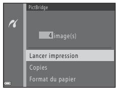 NIKON COOLPIX L330 - Sélectionnez Lancer impression et appuyez sur la commande. - 1