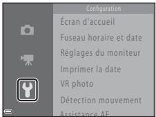 NIKON COOLPIX L830 - Sélectionnez l'icone de menu souhaïette. - 2