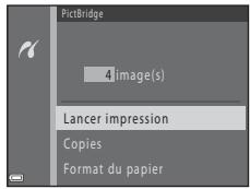 NIKON COOLPIX L830 - Sélectionnez Lancer impression et appuyez sur la commande. - 1