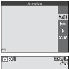 NIKON COOLPIX L830 - Sélectionnez le mode de flash souhaité (45) et appuyez sur la commande. - 1