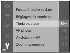 NIKON COOLPIX S9900 - Sélectionnez une option de menu et appuyez sur - 2
