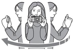 NIKON COOLPIX S9900 - Exemple de déplacement de l'appareil photo - 1