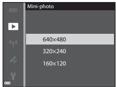 NIKON COOLPIX S9900 - Mini-photo : réduction de la taille d'une image - 1
