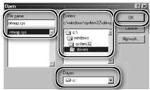 NIKON COOLSCAN 9000,  9000 - Updating the IEEE 1394 Drivers (Windows 98 SE Only) - 4