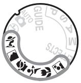 NIKON D3400 - Réglages adaptés au sujet ou à la situation (mode scène) - 1
