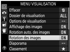 NIKON D3400 - Mettez en surbrillance une rubrique du menu. - 2