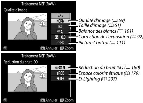 NIKON D5300 - Régler les paramètres de traitement NEF (RAW). - 2