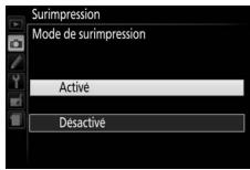 NIKON D5300 - Activer le mode de surimpression. - 4