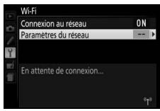 NIKON D5300 - Sélectionner paramètres du réseau > saisie du code PIN WPS. - 3