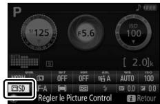 NIKON D5300 - Afficher les options picture control - 2