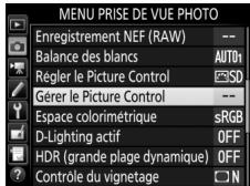 NIKON D7200 - Création de picture control personnalisés - 1