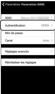 NIKON D7200 - Affichez les paramètres de wireless mobile utility. - 3