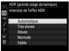 NIKON D7200 - Choisissez l'intensité de l'effet HDR. - 2