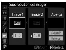 NIKON D7200 - Sélectionnez superposition des images. - 1