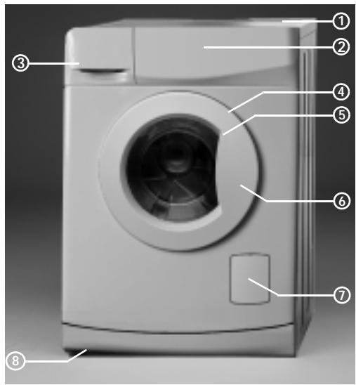 WHIRLPOOL AWO/D 45210 - Description du lave-linge - 2