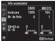 NIKON MB-12 - Informati acumulator - 1