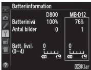 NIKON MB-12 - Batteriinformation - 1