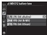 NIKON MB-12 - Akumulatoriaus jkrovos lygis - 2