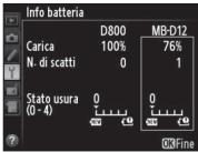 NIKON MB-12 - Info battery - 1