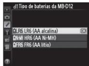 NIKON MB-12 - Nivel de energia da bateria - 2