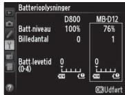 NIKON MB-12 - Batteriopsninger - 1