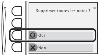 NIKON S32 - Suppression de toutes les notes - 3