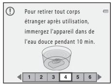 NIKON S32 - Messages relatifs à l'étanchéité - 4