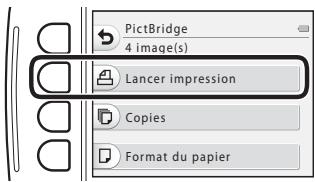 NIKON S32 - Appuyez sur la commande polyvalente 2 (lancer impression). - 1