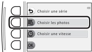 NIKON S32 - Appuyez sur la commande polyvalente 2 (choisissez les photos). - 1