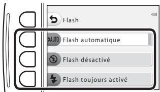 NIKON S32 - Modes de flash disponibles - 4