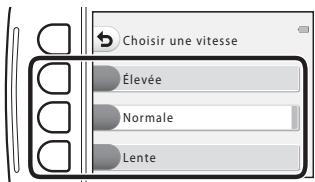 NIKON S32 - Utilise la commande polyvalente 2,3 ou 4 pour sélectionner la vitesse souhaitée. - 1