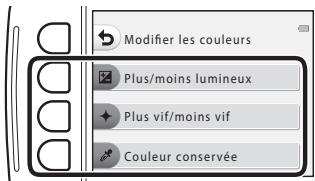 NIKON S32 - Utilisez la commande polyvalente 2, 3 ou 4 pour sélectionner le réglage. - 1