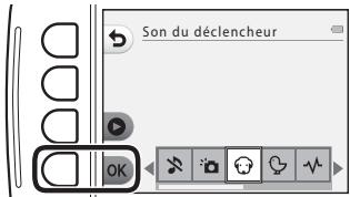 NIKON S32 - Appuyez sur la commande polyvalente 4 (OK). - 1