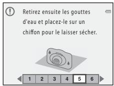 NIKON S32 - Messages relatifs à l'étanchéité - 5