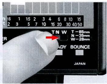 NIKON SB-20 - Align film speed in use with the film speed index. - 1