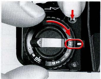 NIKON SB-20 - Select and set aperture. - 1