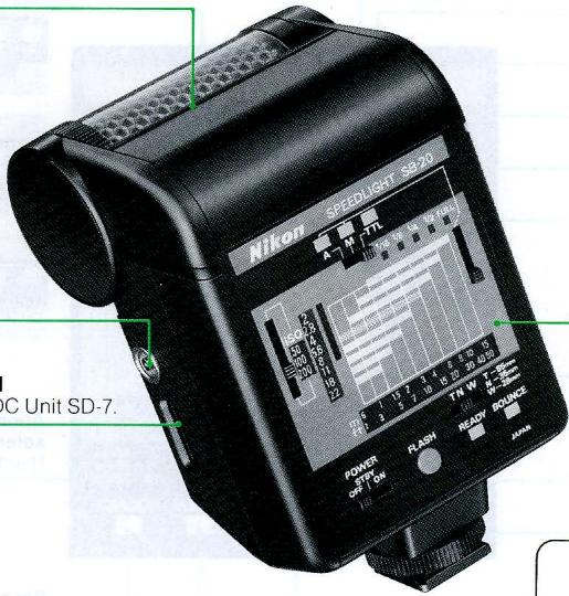 NIKON SB-20 - External power source terminal - 1