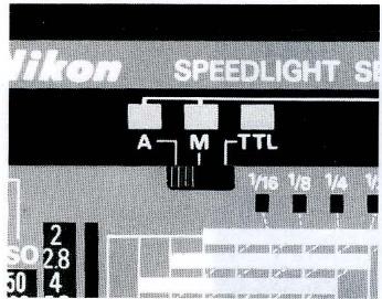 NIKON SB-20 - A Mode (for Non-TTL Automatic Flash Exposure Control) - 1