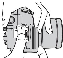 NIKON WP-N1( 1 J1, J2) - Chiudere la custodia. - 1