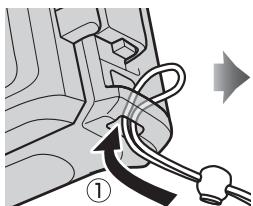 NIKON WP-N1( 1 J1, J2) - Attaching the Strap - 1